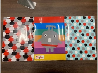 のるるんクリアファイル(3枚セット)