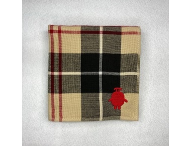 のるるん今治タオル(ベージュチェック)