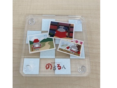のるるん重ねるアクリルコースター 写真