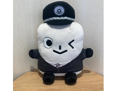 ノッテちゃんぬいぐるみ（運転士制服付き）