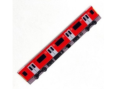 東急電鉄5050系Q SEAT車両アクリル定規