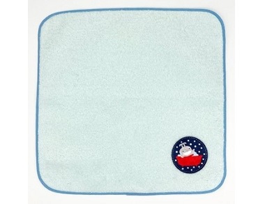 のるるん今治タオル　ライトブルー