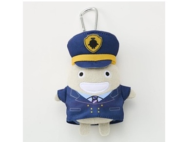 駅長のるるんマスコットキーホルダー