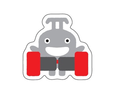 のるるんステッカー（改札）