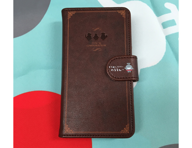 のるるんスマートフォンケース茶色