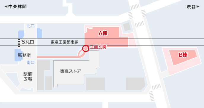 田園都市線宮崎台駅からのアクセス